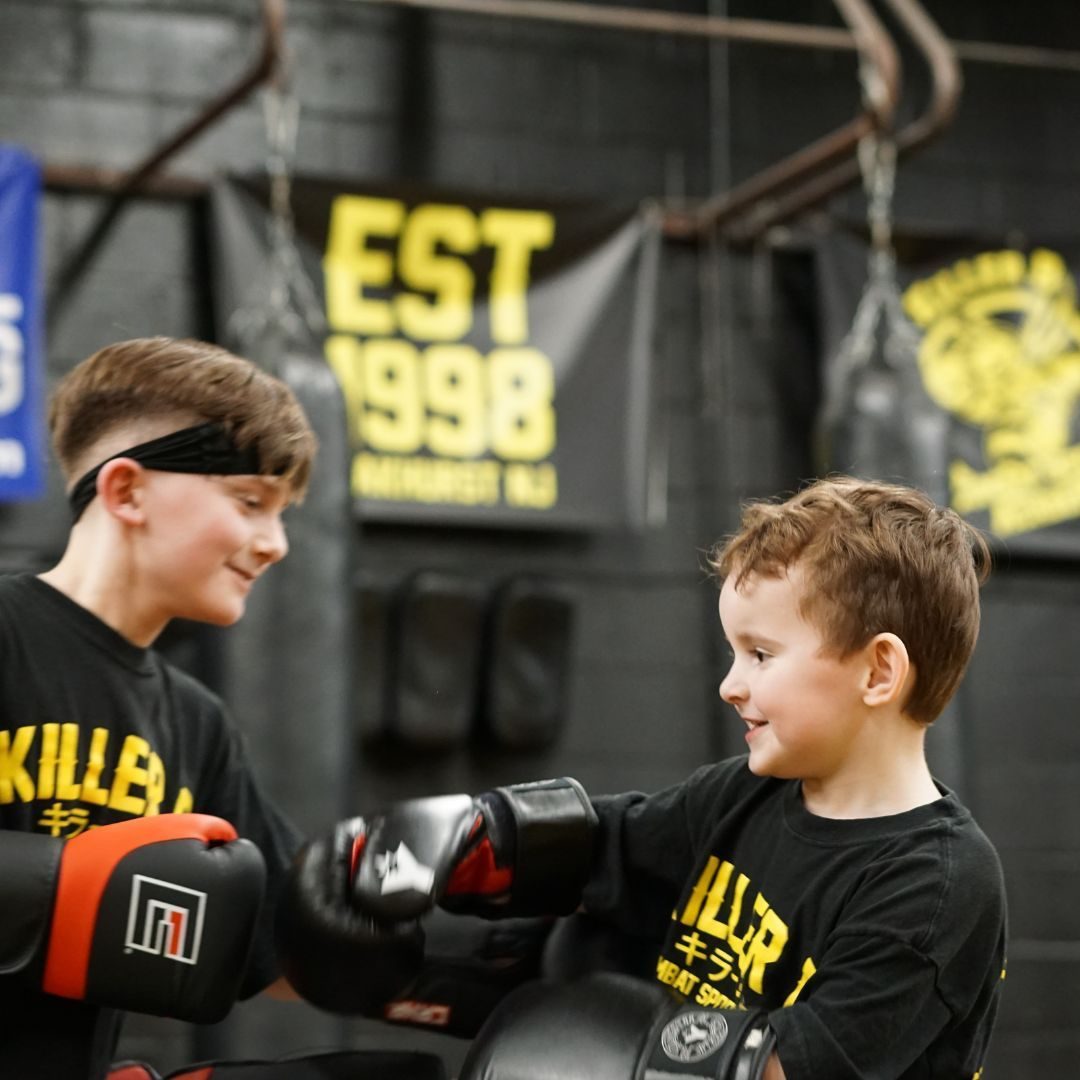 Students developing agility, strength, and martial arts skills at Killer B Combat Academy.