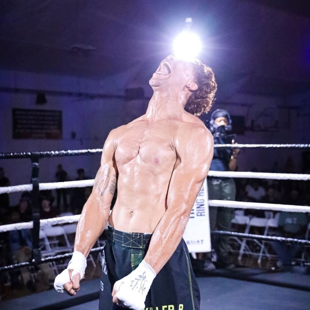 Combat athletes participating in martial arts drills at Killer B Combat Academy.